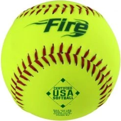 Buy 🎁 Baden USA Fire 11" 52/300 Synthetic Slowpitch Softballs: USA300YS11 🤩