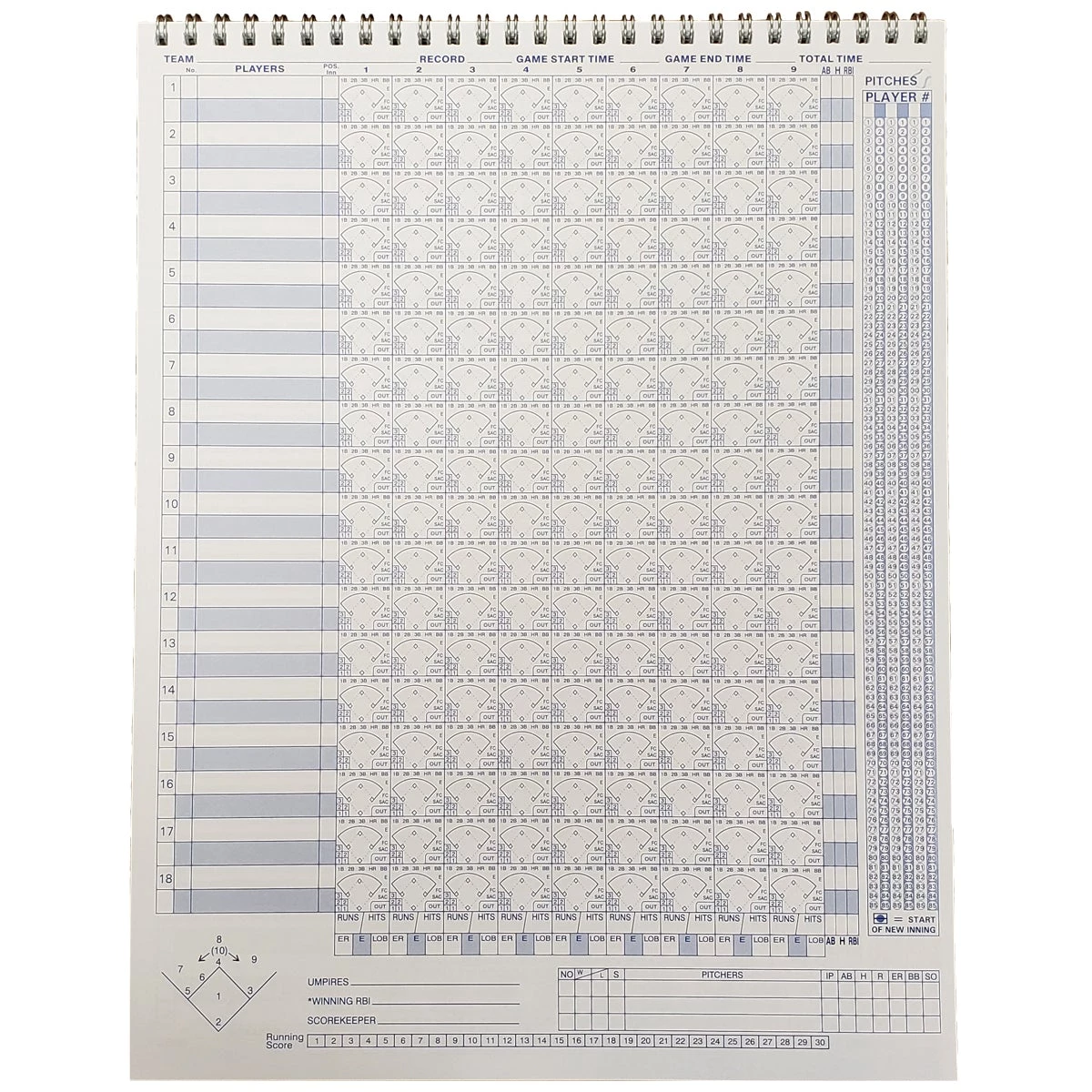 Best Pirce ⭐ Athletic Specialties Diamond Sport Gear 18 Player Vertical Scorebook: SBB 🤩 3 Best Pirce ⭐ Athletic Specialties Diamond Sport Gear 18 Player Vertical Scorebook: SBB 🤩