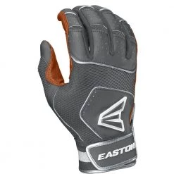 Promo ⌛ Easton Walk Off NX Adult Batting Gloves: A121252 👏 -BaseBallBat Shop WALKOFFNX Caramel Grey A121259 backcopy