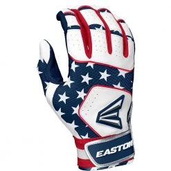 Promo ⌛ Easton Walk Off NX Adult Batting Gloves: A121252 👏 -BaseBallBat Shop WALKOFFNX Stars Stripes A121260 backcopy