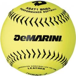 Wholesale 🌟 DeMarini NSA ICON 12" 44/400 Leather Slowpitch Softballs: WTA9471BNSA ⌛