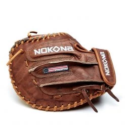 Best Pirce 🎁 Nokona Walnut 32.5" Fastpitch Catcher's Mitt: W-V3250 🔔 -BaseBallBat Shop W V3250C nokona catcher Mitt 2