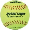 Hot Sale ✨ Worth Official League 12" 44/375 Synthetic Slowpitch Softballs: YWCS12 ⭐ -BaseBallBat Shop YWCS12