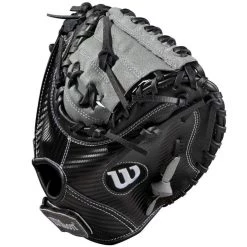 Coupon 👍 Wilson A360 31.5" Baseball Catcher's Mitt: WBW100190315 💯 -BaseBallBat Shop a5bdac9d1f754757afa99f7fe868ae05fcca0e5c WBW100191 2 A360 Baseball 315 Black Grey