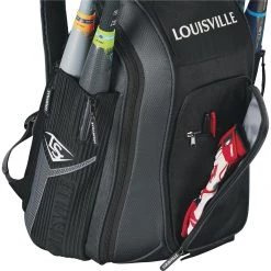 Outlet ⭐ Louisville Slugger Prime Stick Pack Backpack: WTL9902 ✨ -BaseBallBat Shop b130924815ab31035e010de16625a2183842e015 wtl9902bc louisville prime stickpack black charcoal detail 2 1