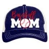 Brand new 🔥 Pacific Headwear Baseball Mom Vintage Trucker Snapback Hat: V67NW 🎁 -BaseBallBat Shop baseball mom hat