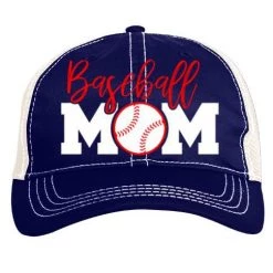 Brand new 🔥 Pacific Headwear Baseball Mom Vintage Trucker Snapback Hat: V67NW 🎁