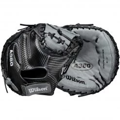 Coupon 👍 Wilson A360 31.5" Baseball Catcher's Mitt: WBW100190315 💯 -BaseBallBat Shop dd22f83f511f0dd0a1d7162bcfbbad9ef0860646 WBW100191 8 A360 Baseball 315 Black Grey