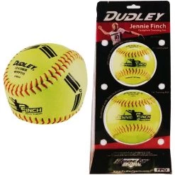New ❤️ Dudley Jennie Finch Training Softballs (Set of 2): 4FPPT11R / 4FPPT12R 🌟 -BaseBallBat Shop dudley jennie finch fastpitch training softball sets 43c