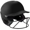 Budget 🌟 Mizuno F6 Solid Fastpitch Batting Helmet with Mask: 380395 / 380397 🤩