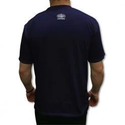Buy 💯 Louisville Slugger Louiville Slugger Shield T-Shirt: SSSP 🤩 -BaseBallBat Shop ls navy shirt back white logo