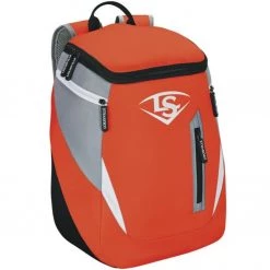 Best Pirce ⌛ Louisville Slugger Genuine Stick Pack Backpack: WTL9302 👏 -BaseBallBat Shop wtl9302or louisville genuine stickpack youth orange front