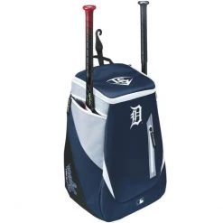 New 🔥 Louisville Slugger Genuine MLB Backpack - Detroit Tigers: WTL9302TCDET 🔥