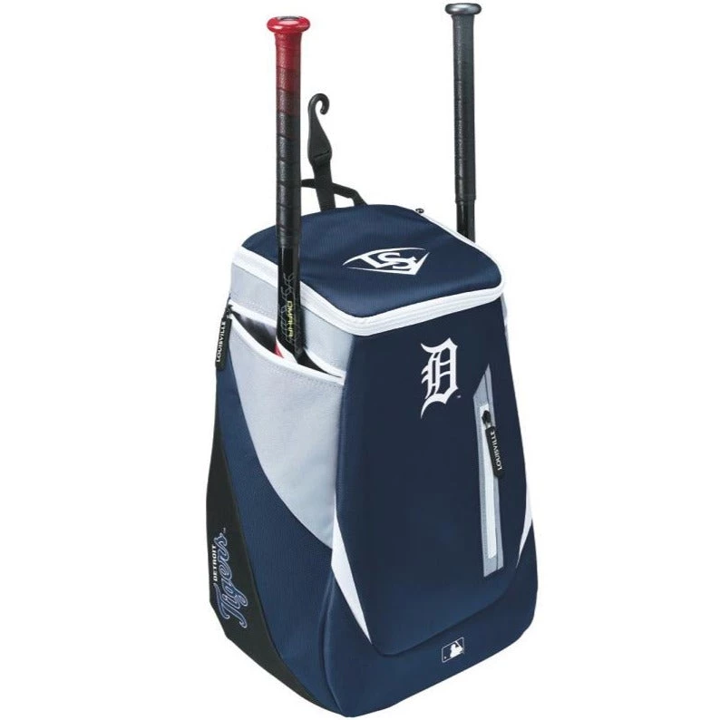 New 🔥 Louisville Slugger Genuine MLB Backpack - Detroit Tigers: WTL9302TCDET 🔥 3 New 🔥 Louisville Slugger Genuine MLB Backpack - Detroit Tigers: WTL9302TCDET 🔥
