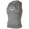 Best Sale ⭐ EvoShield Chest Guard Sleeveless Shirt: WTV3100CH ⭐ -BaseBallBat Shop wtv1047102010 g2s full sleeveless a102 chestback new charcoal 8